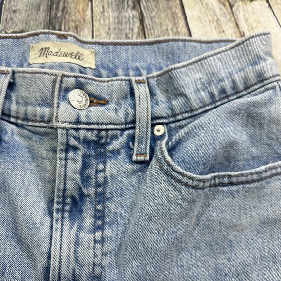 Madewell Jeans Womens 27 Blue The Perfect Vintage Crop Distressed Pants - Picture 4 of 16